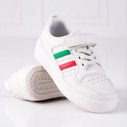 Baskets Pour Enfants Shelovet Blanches à Rayures