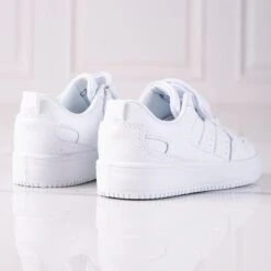 Baskets Pour Enfants Shelovet En Cuir écologique Blanc Blanche