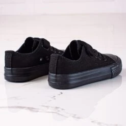 Baskets Pour Enfants Vico Pour La Maternelle Noir