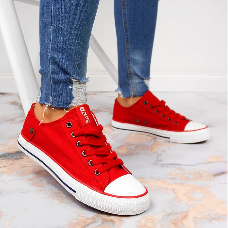 Baskets Rouges Basses Big Star Rouges DD274339 – Image 3