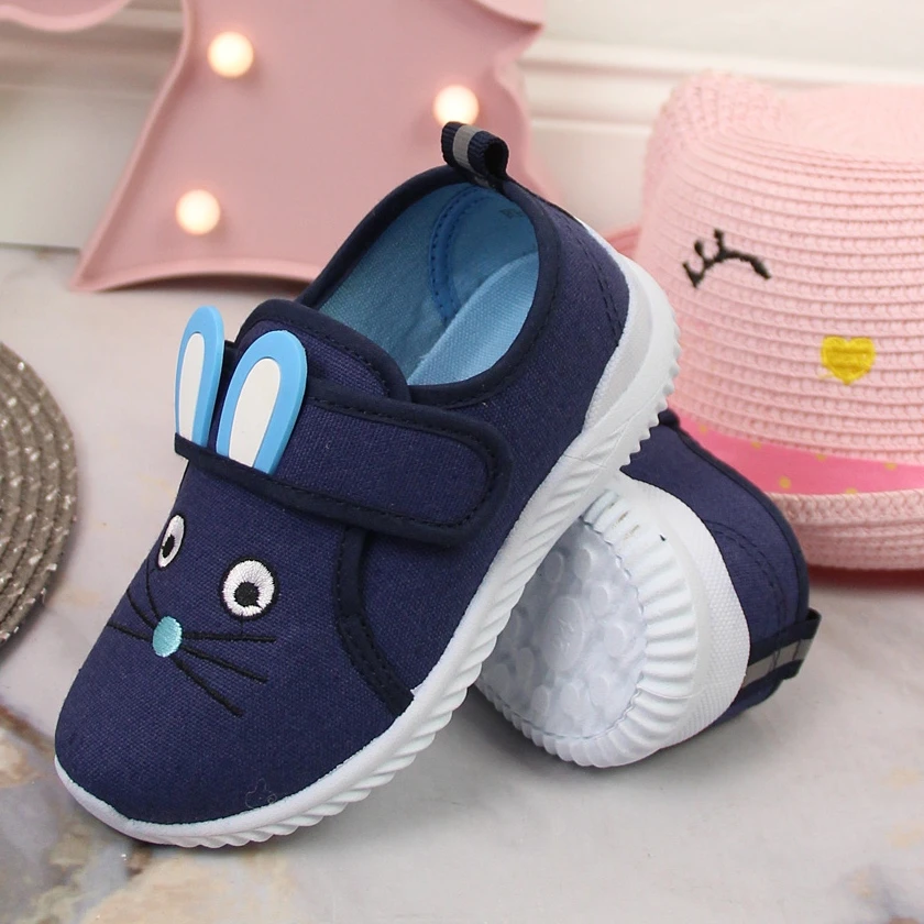 Baskets Velcro Souris Atletico Fille Bleu – Image 4