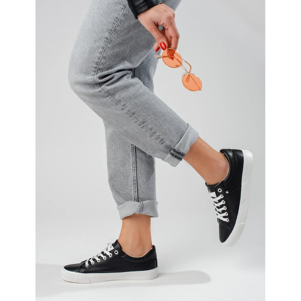 Baskets Vinceza Noires Classiques Pour Femme Le Noir – Image 2