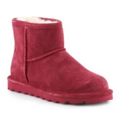 Bearpaw Alyssa W 2130W-620 Bordeaux Chaussures D'hiver Rouge