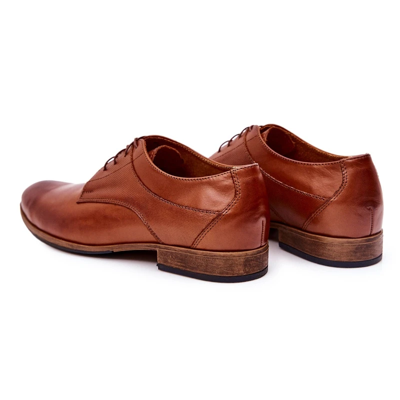 Bednarek Polish Shoes Chaussures Classiques Cuir Bednarek 806 Marron Brun – Image 2