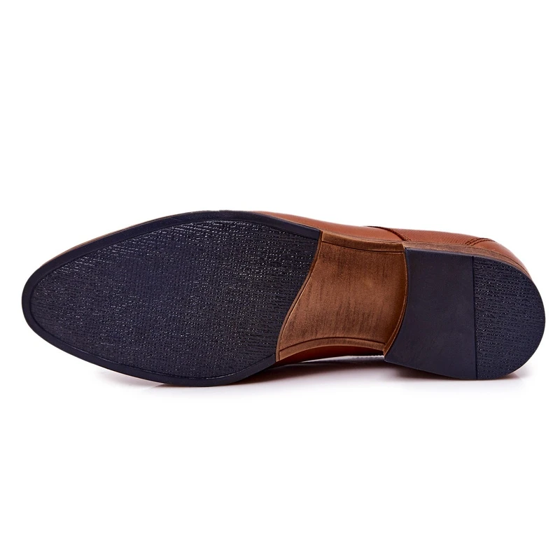 Bednarek Polish Shoes Chaussures Classiques Cuir Bednarek 806 Marron Brun – Image 4
