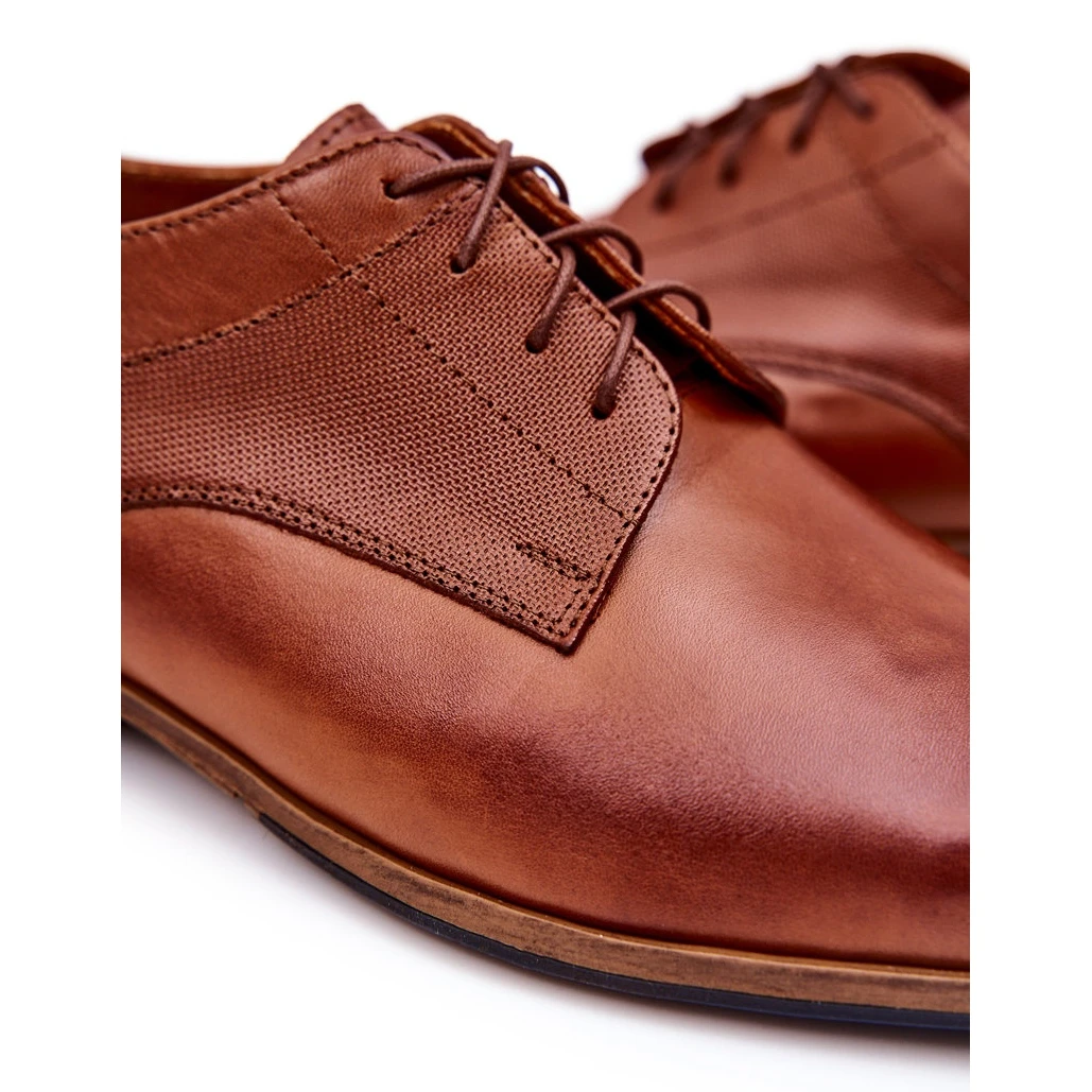 Bednarek Polish Shoes Chaussures Classiques Cuir Bednarek 806 Marron Brun – Image 5