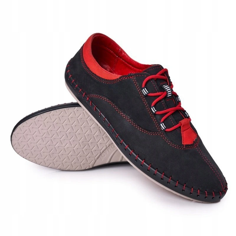 Bednarek Polish Shoes Chaussures Cuir Homme Bednarek Bleu Marine – Image 2