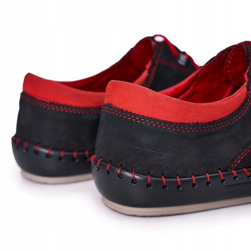 Bednarek Polish Shoes Chaussures Cuir Homme Bednarek Bleu Marine – Image 3