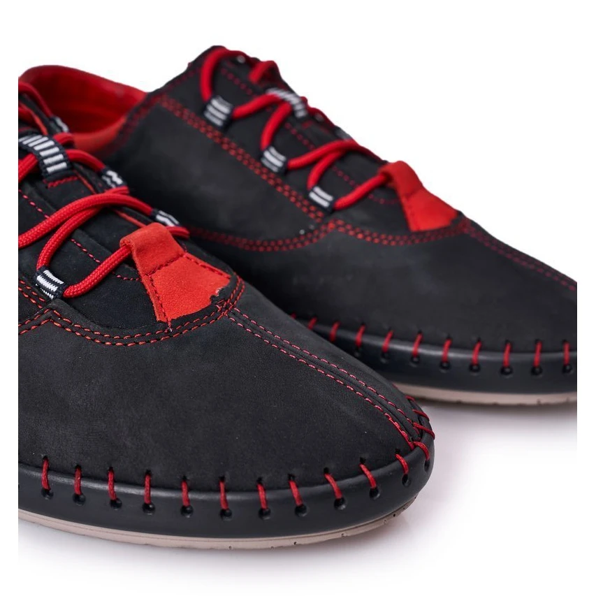 Bednarek Polish Shoes Chaussures Cuir Homme Bednarek Bleu Marine – Image 5