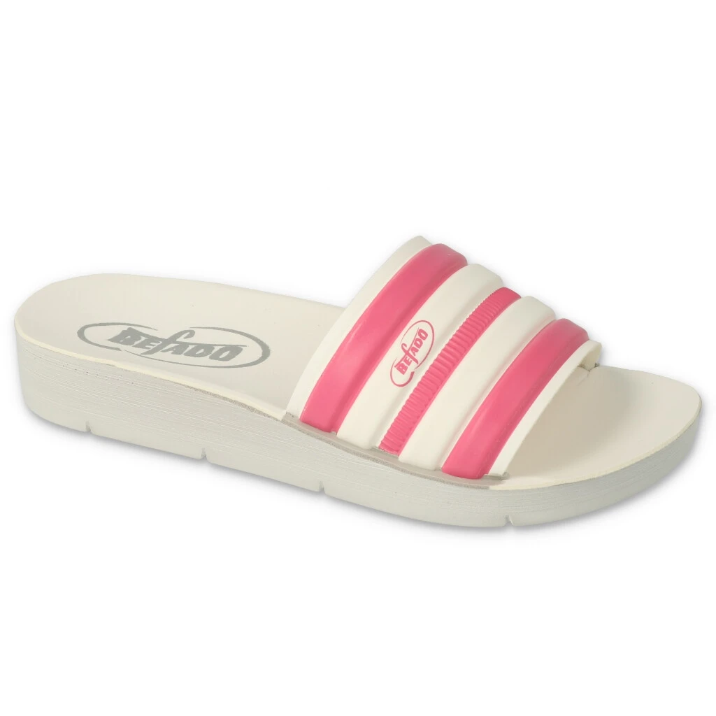 Befado Chaussures Pour Enfants 067Y002 Blanche Rose – Image 3