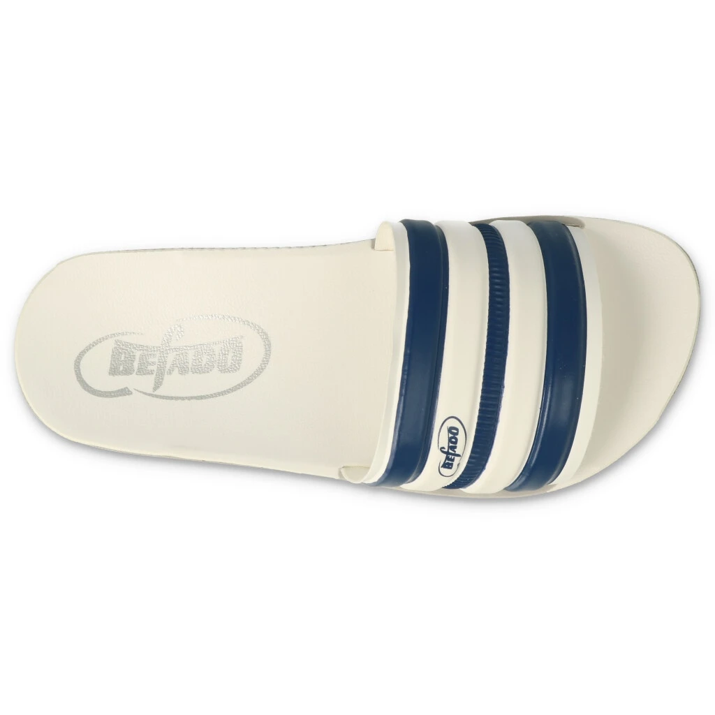 Befado Chaussures Pour Enfants 067Y003 Blanche Bleu Marin – Image 5