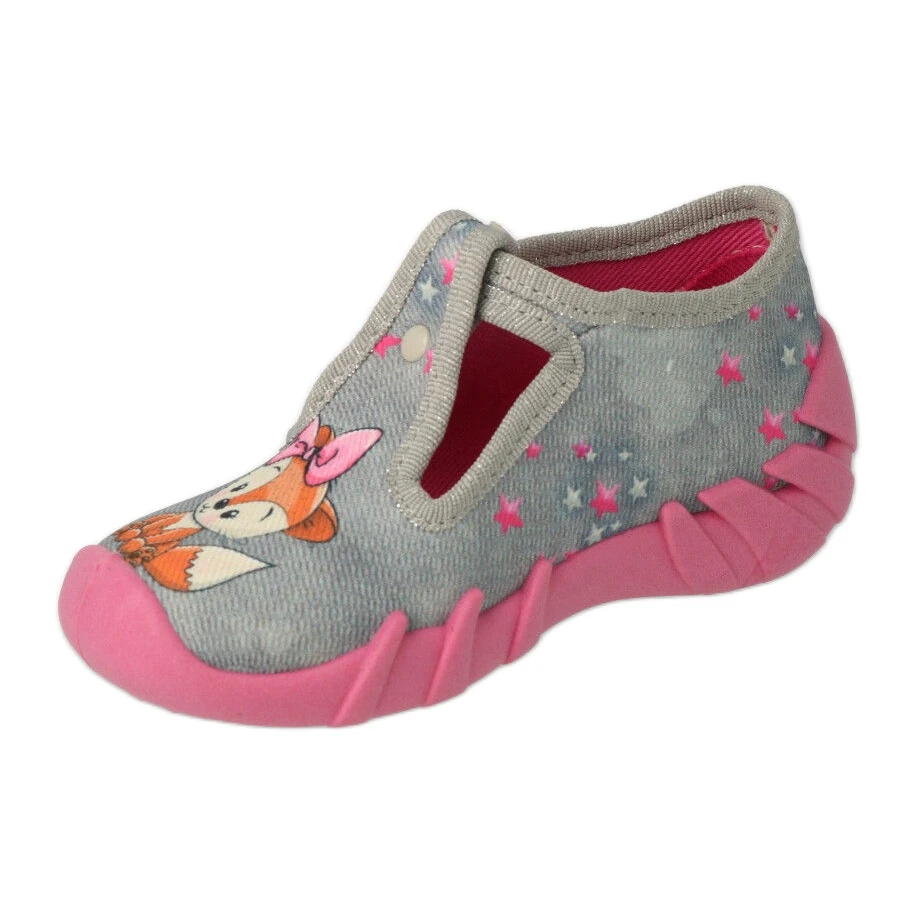 Befado Chaussures Pour Enfants 110P467 Rose Gris – Image 3