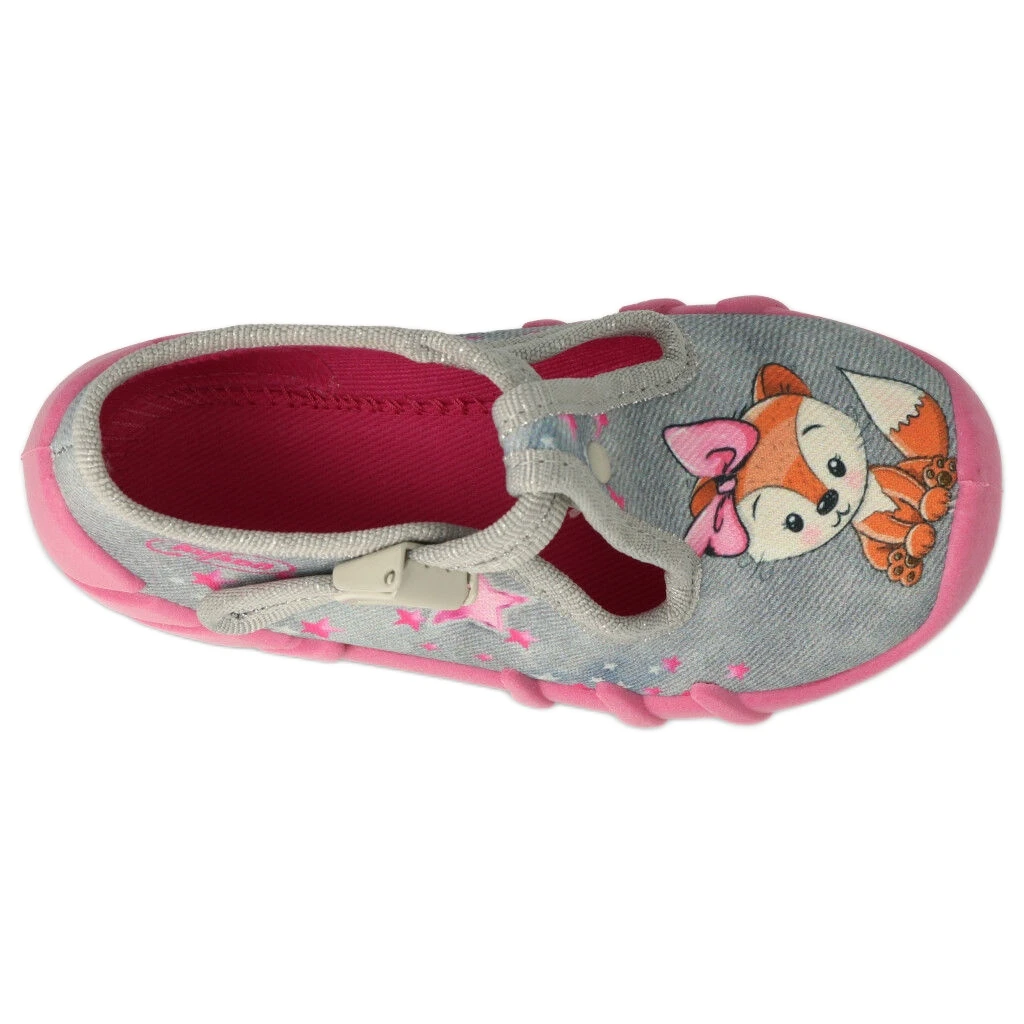Befado Chaussures Pour Enfants 110P467 Rose Gris – Image 4