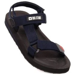 Big Star DD174718 Sandales De Sport Pour Hommes Bleu Marine Avec Velcro