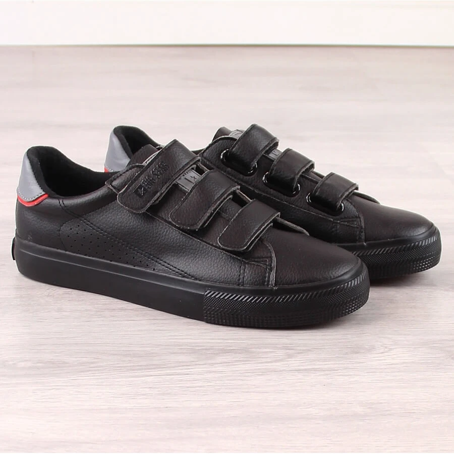 Big Star LL174633 Baskets Pour Hommes En Cuir écologique Noir Avec Velcro Le Noir – Image 2