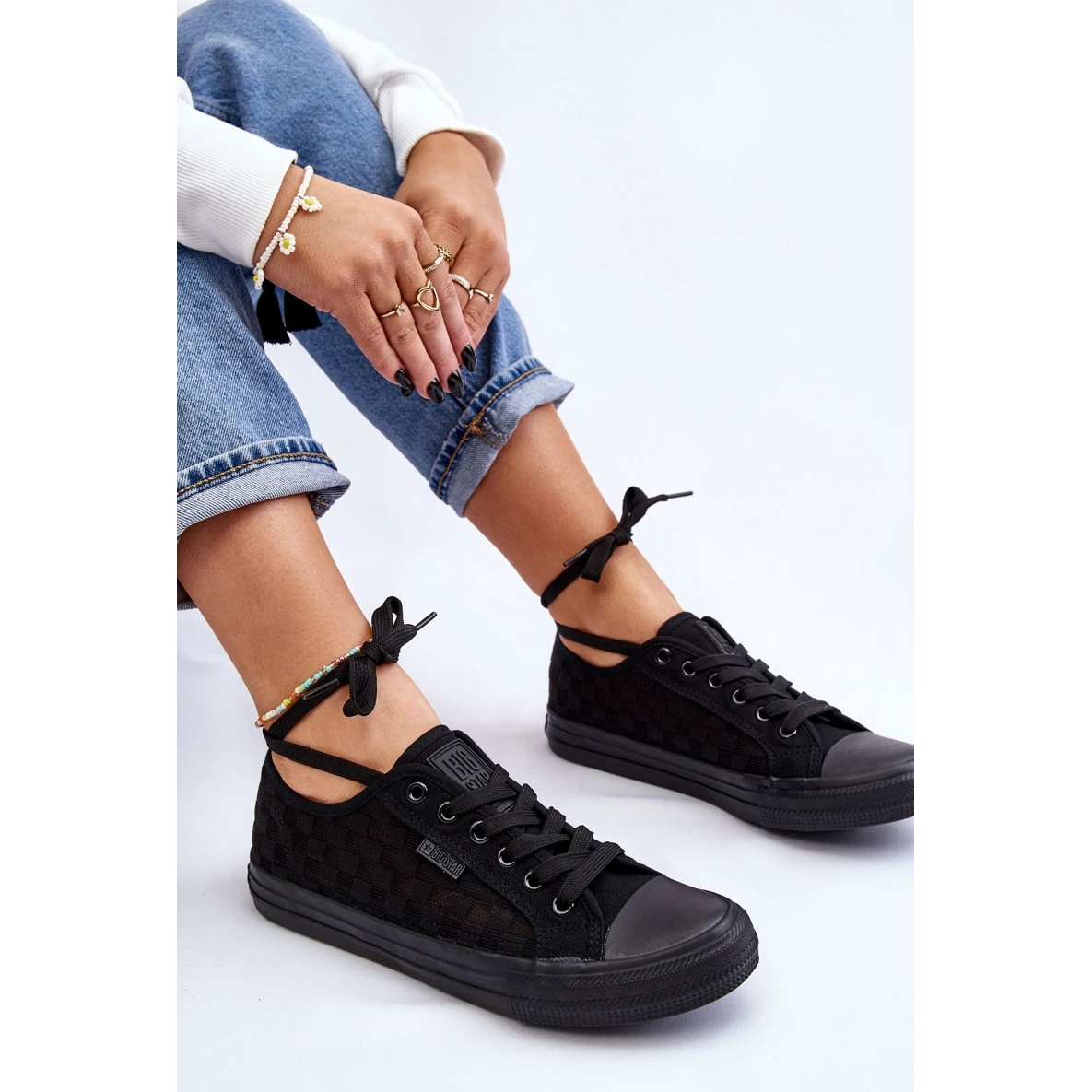 BIG STAR SHOES Baskets Basses Classiques Big Star LL274072 Noir Le Noir – Image 7