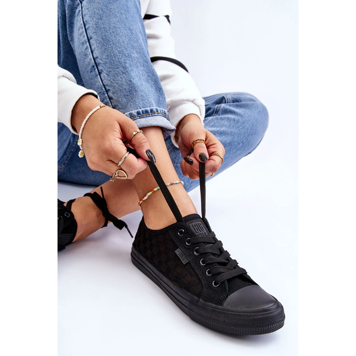 BIG STAR SHOES Baskets Basses Classiques Big Star LL274072 Noir Le Noir – Image 9