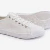 BIG STAR SHOES Baskets Basses Lisses Femme Big Star LL274058 Blanc Blanche