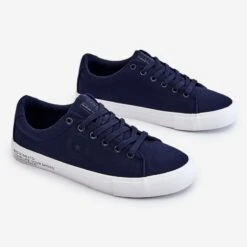 BIG STAR SHOES Baskets Basses Textile Homme Big Star LL174076 Bleu Marine