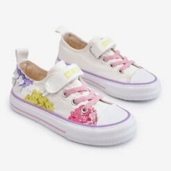 BIG STAR SHOES Baskets Basses Velcro Enfant Big Star LL374061 Blanc Blanche Multicolore