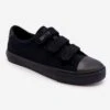 BIG STAR SHOES Baskets Classiques En Tissu Pour Homme Avec Velcro Big Star LL174631 Noir Le Noir