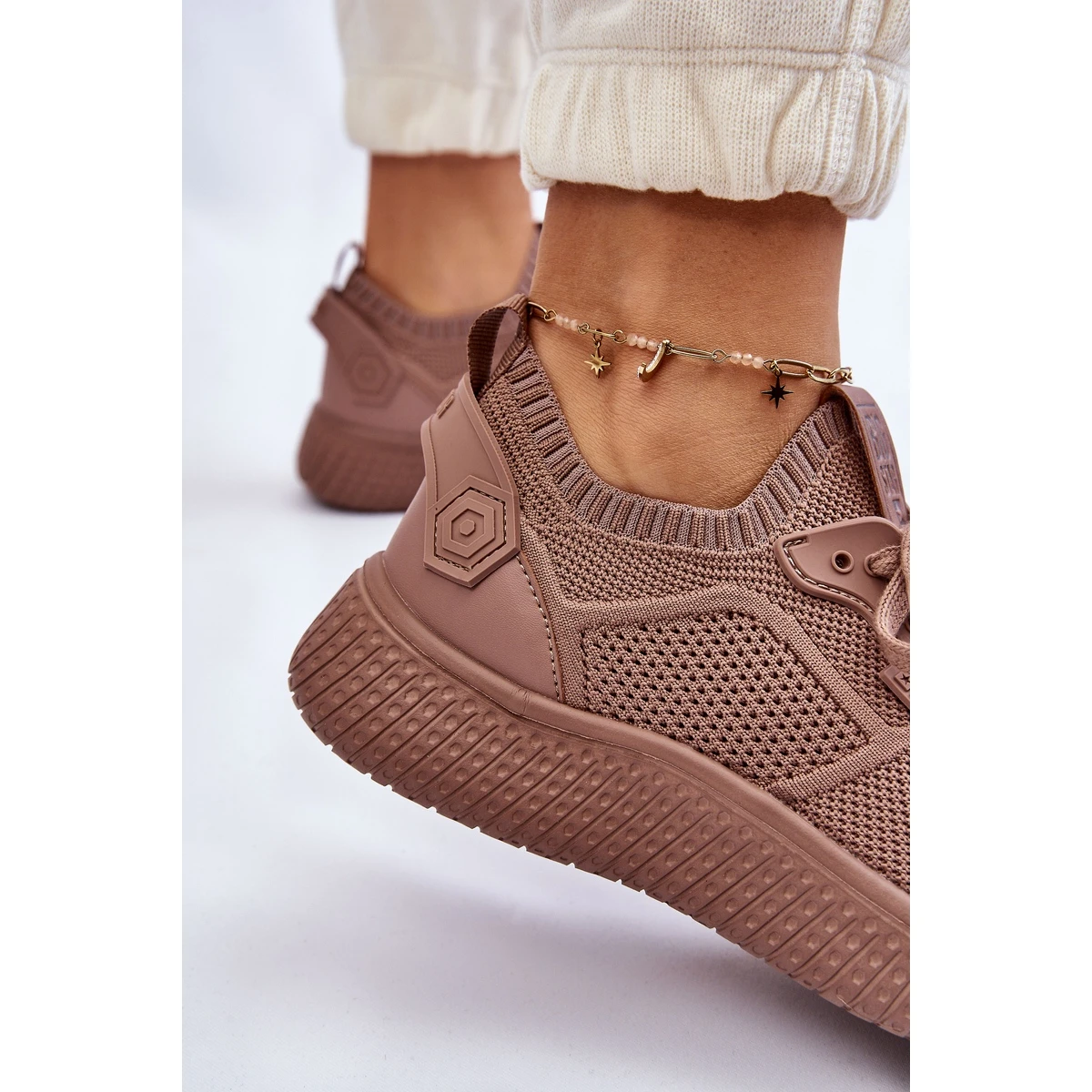 BIG STAR SHOES Baskets Confortables Femme Memory Foam System Big Star LL274416 Marron Clair Brun – Image 4