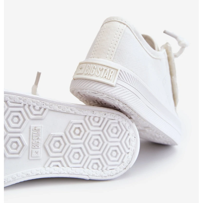 BIG STAR SHOES Baskets Enfant Big Star LL374023 Blanc Blanche Blanche – Image 3