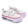 BIG STAR SHOES Baskets Enfant En Tissu Avec Velcro Big Star KK374085 Blanc Blanche