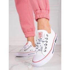 BIG STAR SHOES Baskets Femme Big Star KK274101 Blanche