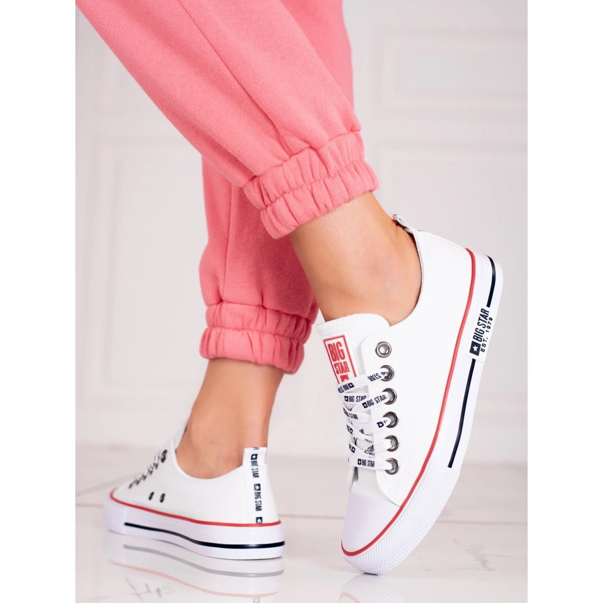 BIG STAR SHOES Baskets Femme Big Star KK274101 Blanche â Image 2