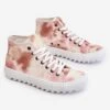 BIG STAR SHOES Baskets Femme Big Star LL274048 Beige-Rose Brun