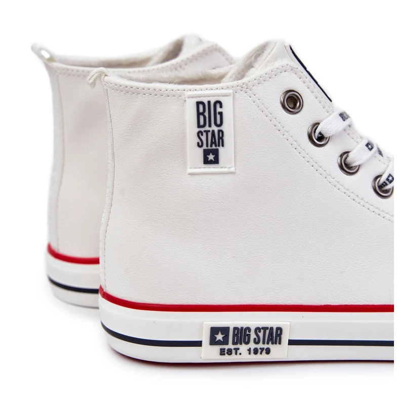 BIG STAR SHOES Baskets Hautes Isolées Homme Big Star KK274345 Blanc Blanche