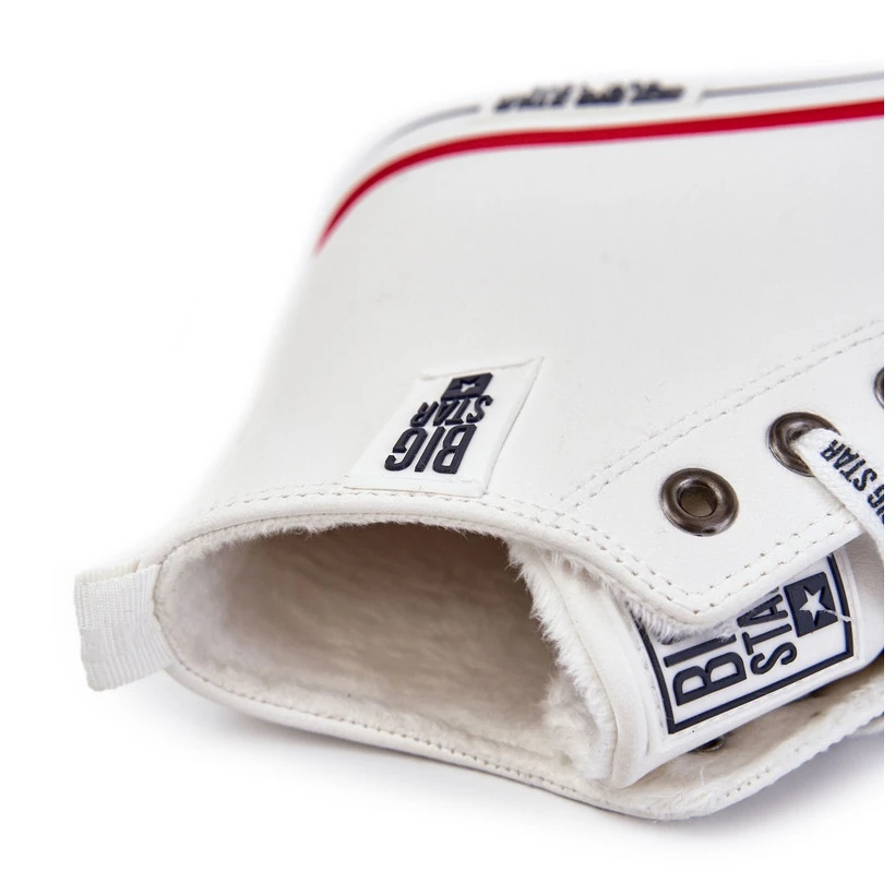 BIG STAR SHOES Baskets Hautes Isolées Homme Big Star KK274345 Blanc Blanche – Image 2