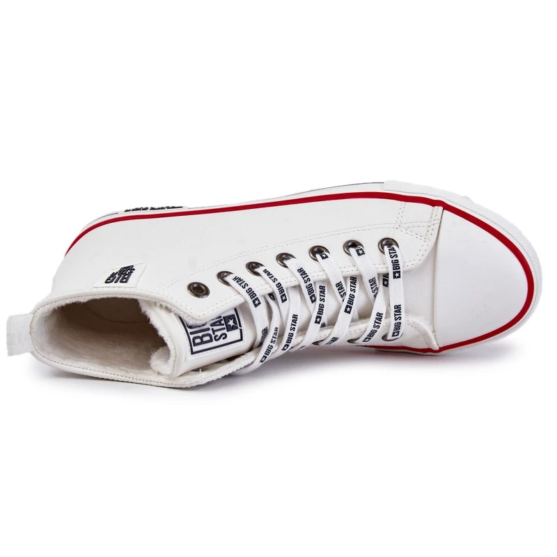 BIG STAR SHOES Baskets Hautes Isolées Homme Big Star KK274345 Blanc Blanche – Image 5