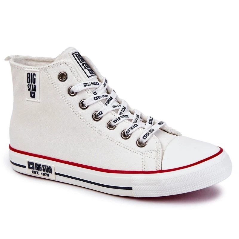 BIG STAR SHOES Baskets Hautes Isolées Homme Big Star KK274345 Blanc Blanche – Image 6