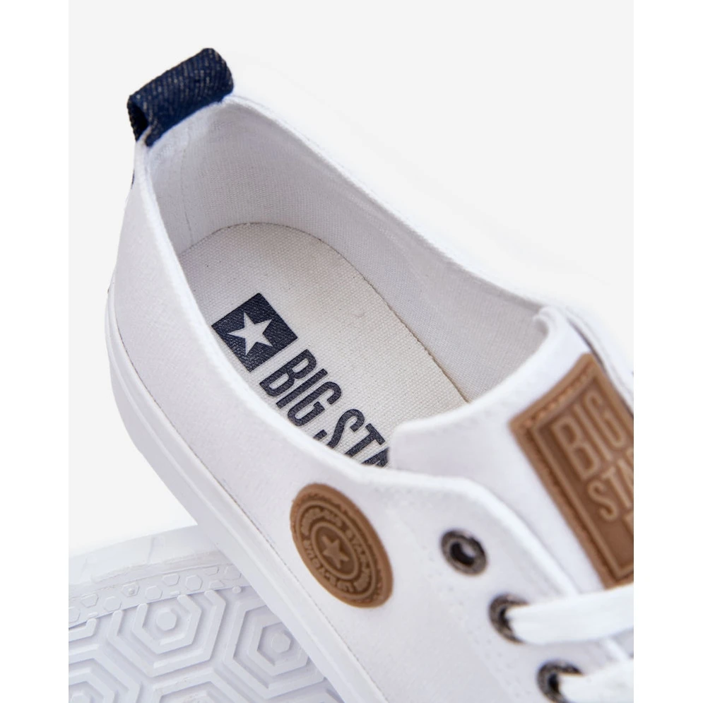 BIG STAR SHOES Baskets Homme Big Star LL174019 Blanc Blanche – Image 7