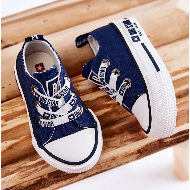 BIG STAR SHOES Baskets Matériel Enfant Big Star KK374050 Bleu Marine – Image 3