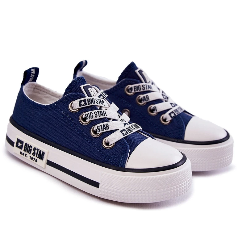 BIG STAR SHOES Baskets Matériel Enfants Big Star KK374070 Bleu Marine – Image 11