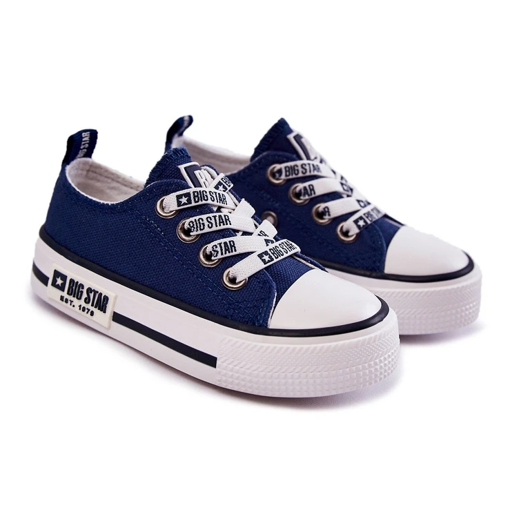 BIG STAR SHOES Baskets Matériel Enfants Big Star KK374070 Bleu Marine – Image 3