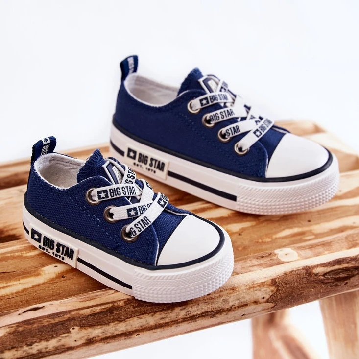 BIG STAR SHOES Baskets Matériel Enfants Big Star KK374070 Bleu Marine – Image 8