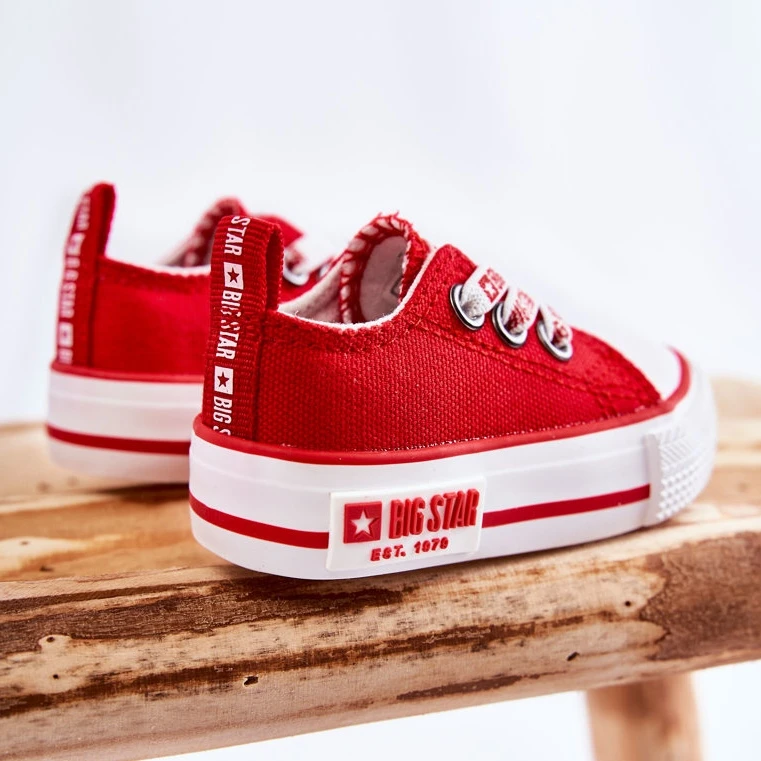 BIG STAR SHOES Baskets Matérielles Pour Enfants Big Star KK374051 Rouge – Image 3