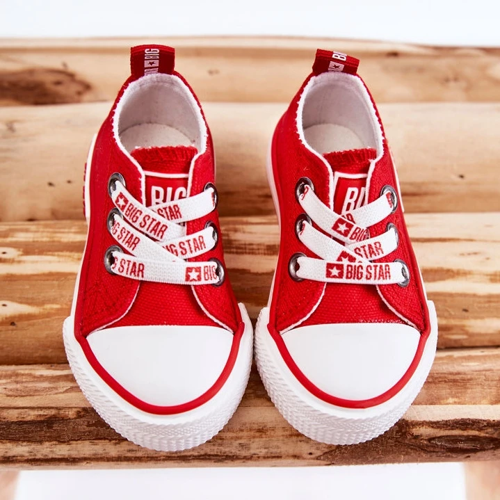 BIG STAR SHOES Baskets Matérielles Pour Enfants Big Star KK374051 Rouge – Image 4