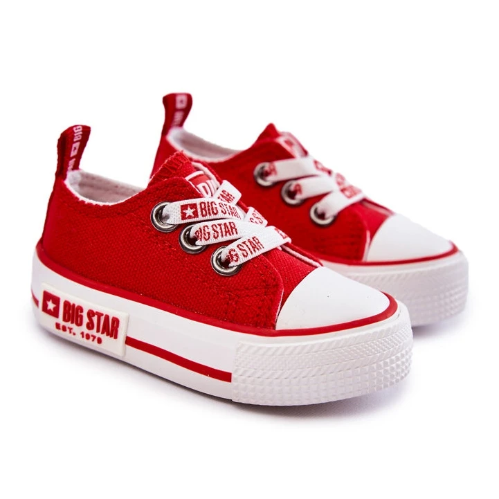 BIG STAR SHOES Baskets Matérielles Pour Enfants Big Star KK374051 Rouge – Image 6
