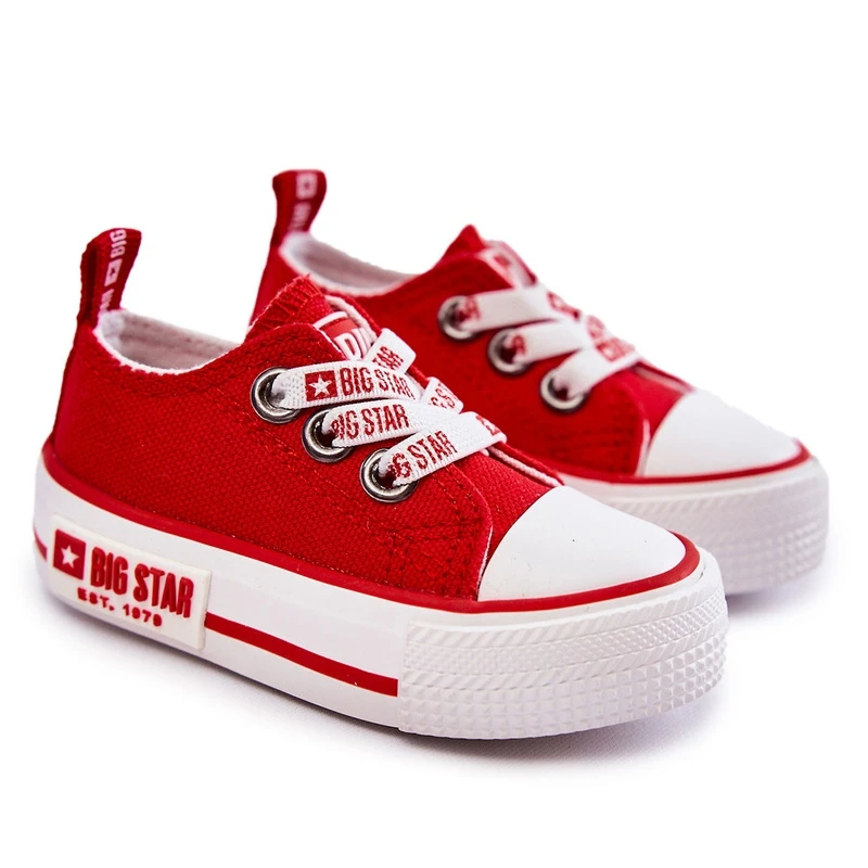 BIG STAR SHOES Baskets Matérielles Pour Enfants Big Star KK374051 Rouge – Image 7