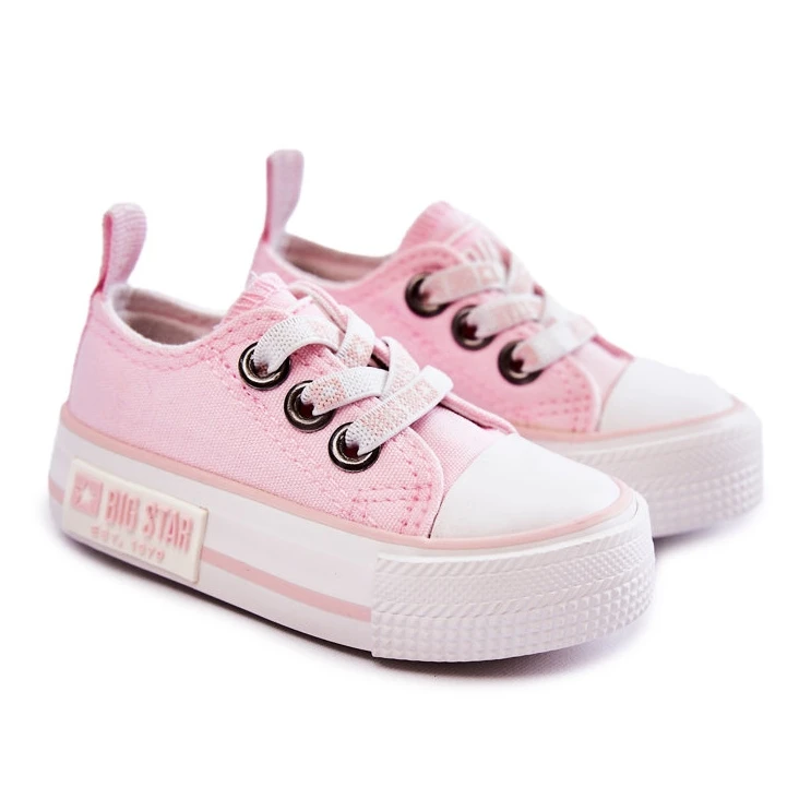 BIG STAR SHOES Baskets Matérielles Pour Enfants Big Star KK374052 Rose – Image 2