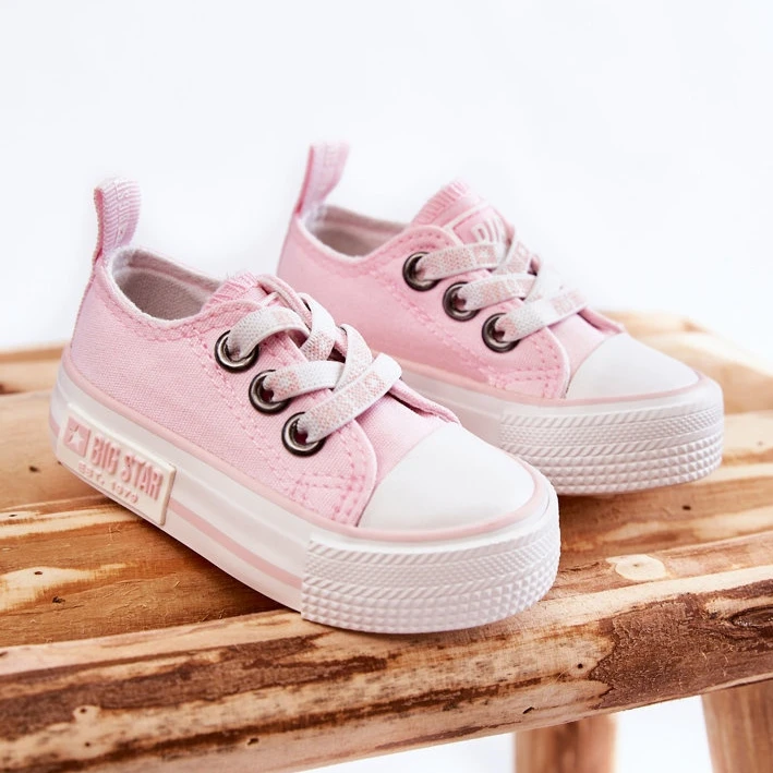 BIG STAR SHOES Baskets Matérielles Pour Enfants Big Star KK374052 Rose – Image 3
