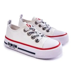 BIG STAR SHOES Baskets Matérielles Pour Enfants Big Star KK374068 Blanc Blanche
