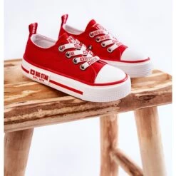 BIG STAR SHOES Baskets Matérielles Pour Enfants Big Star KK374071 Rouge