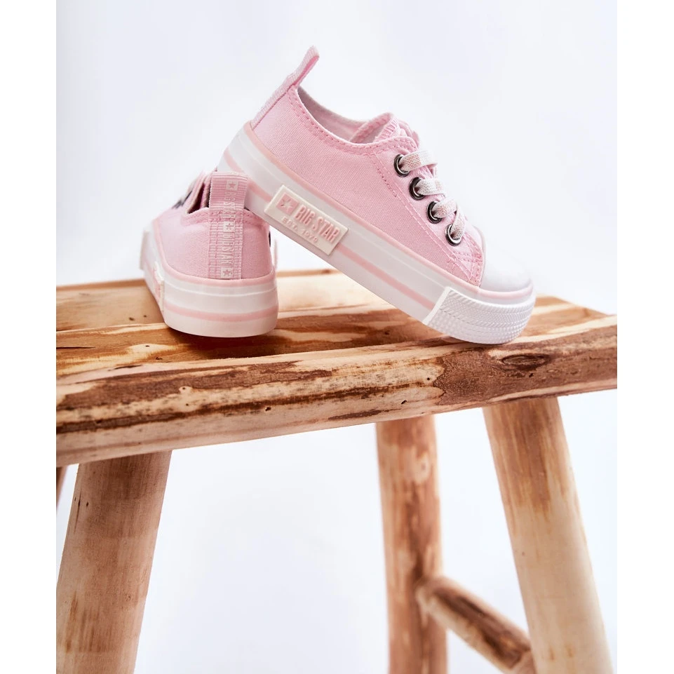 BIG STAR SHOES Baskets Matérielles Pour Enfants Big Star KK374072 Rose – Image 2