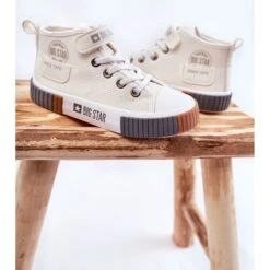 BIG STAR SHOES Baskets Montantes Enfant Big Star KK374015 Blanc Blanche Blanche